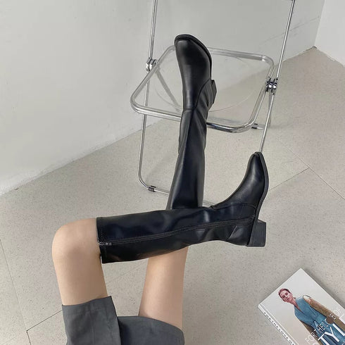 New Style Winter Versatile Long Knee Boots